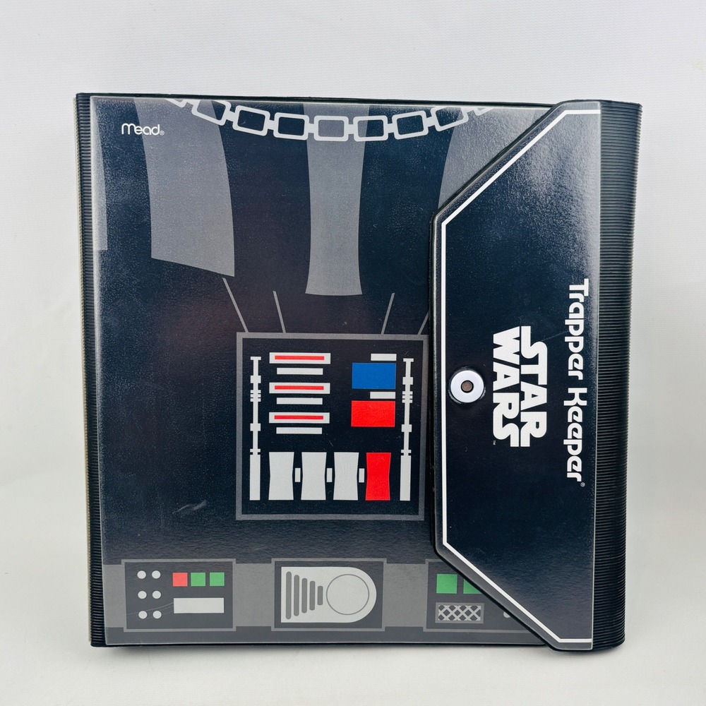 Mead Star Wars Darth Vader Trapper‎ Keeper Black 3 Ring Binder 2014 X-603